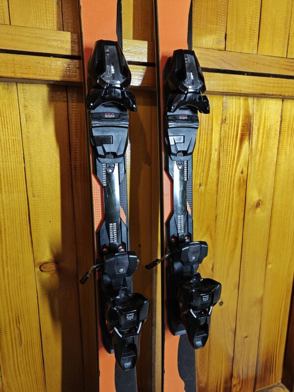 LYŽE STEINBOCK KLOSTERS ORANGE LIMITED EDITION --SWISS MADE-- 176CM 